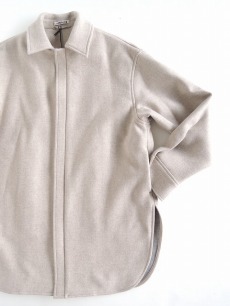 auralee メルトンジップシャツジャケット オーラリー AURALEE オーラリー ライトメルトン ZIP シャツジャケット サイズ1