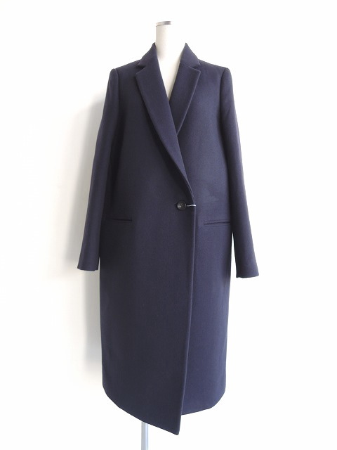 【美品】CINOH チノ　チェスターコート　ネイビー　38 CINOH【チノ】正規取り扱い店、通販可能 ON LINE SHOP - CLARK -