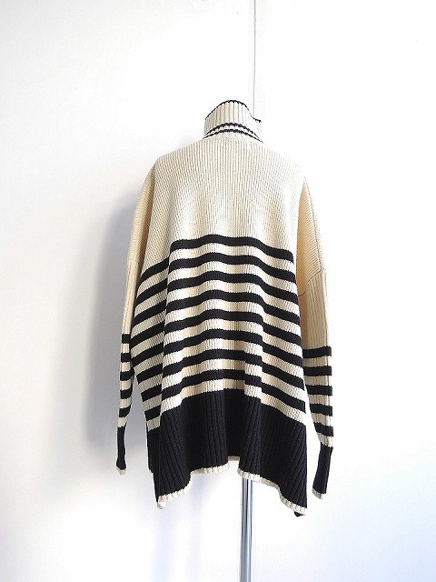 【新品未使用】TURTLE WIDE SLIT KNIT TOPS アイボリー1