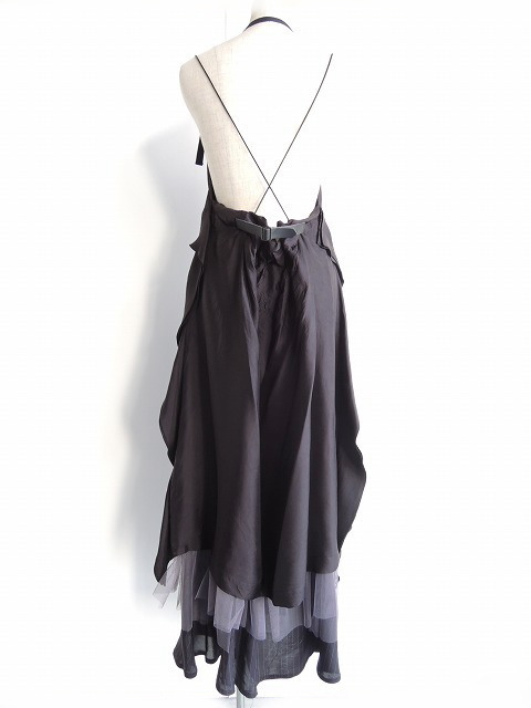 PONTI 別注 SEETHROUGH STRING DRESS：ワンピース セール】PONTI 別注 SEETHROUGH STRING DRESS：ワンピース