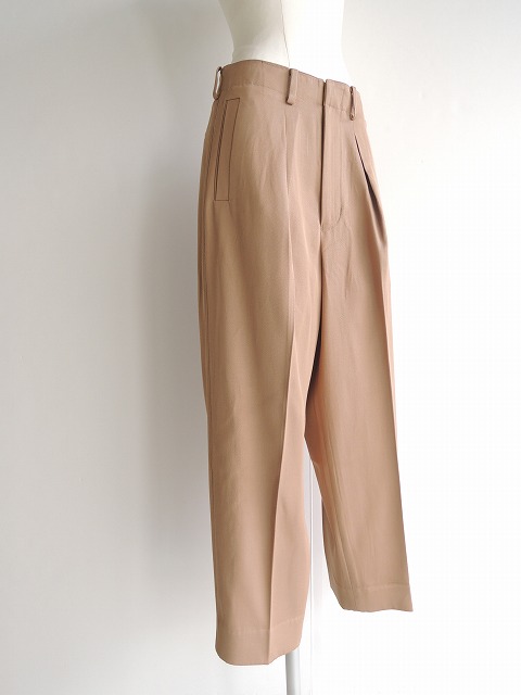 YOKE 1TUCK WIDE TROUSERS 