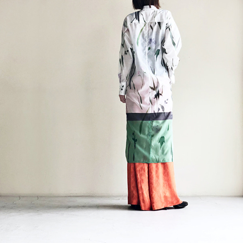 Mame Kurogouchi KASURI Jacquard Shirt 