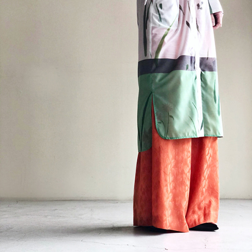 Mame Kurogouchi KASURI Jacquard Shirt 