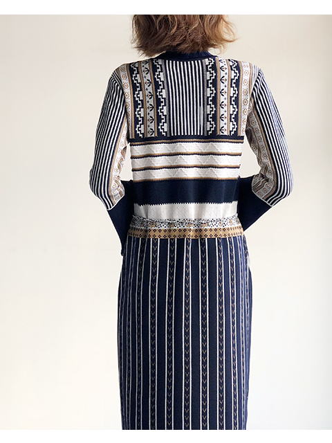 mame Pedisel Jacquard Dress