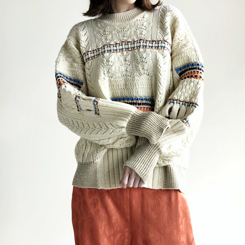 Mame Oversized Chunky Knit Pullover