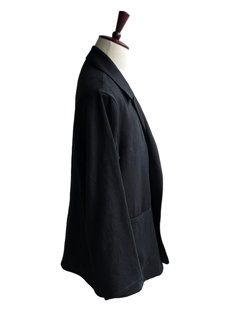 ブラームスblurhms リネンジャケット黒 Blurhms【ブラームス】正規取り扱い店、通販可能 ON LINE SHOP - CLARK -