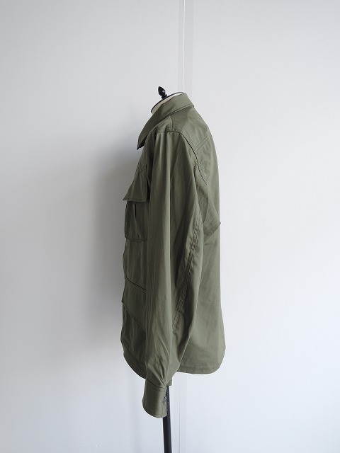 CIOTA ミリタリージャケット オリーブグリーン　コットン　美品　サイズ5 サイズ5】CIOTA オリーブグリーン ミリタリージャケット