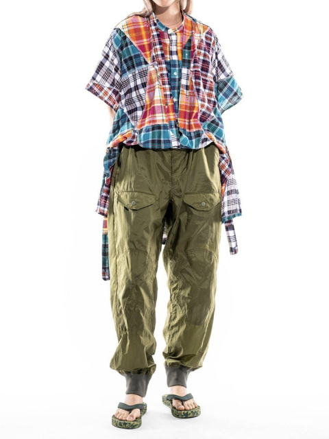 サイズ32 /エンジニアードガーメンツ /USNパンツ ビンテージシャンブレー/needles nepenthes ネペンテス Engineered Garmentsエンジニアードガーメンツ正規取り扱い店