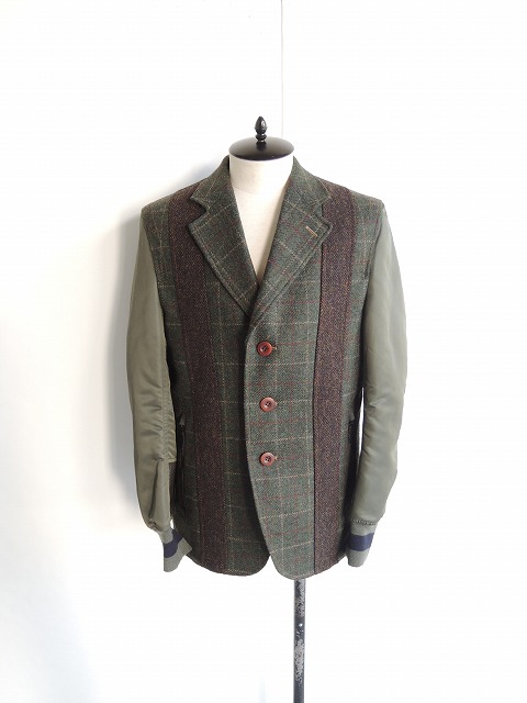 ジュンヤワタナベコムデギャルソン　ストール　ウール　総柄 COMME des GARCONS JUNYA WATANABE MAN【コム デ ギャルソン