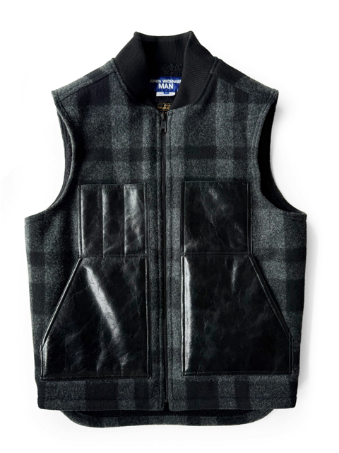 ジュンヤワタナベ　コムデギャルソン　レザーmサイズ COMME des GARCONS JUNYA WATANABE MAN【コム デ ギャルソン