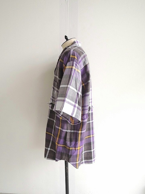 UNUSED（アンユーズド）　チェックコート18aw check coat UNUSED - unused バーバリーチェックコート 18awの通販 by Gshop