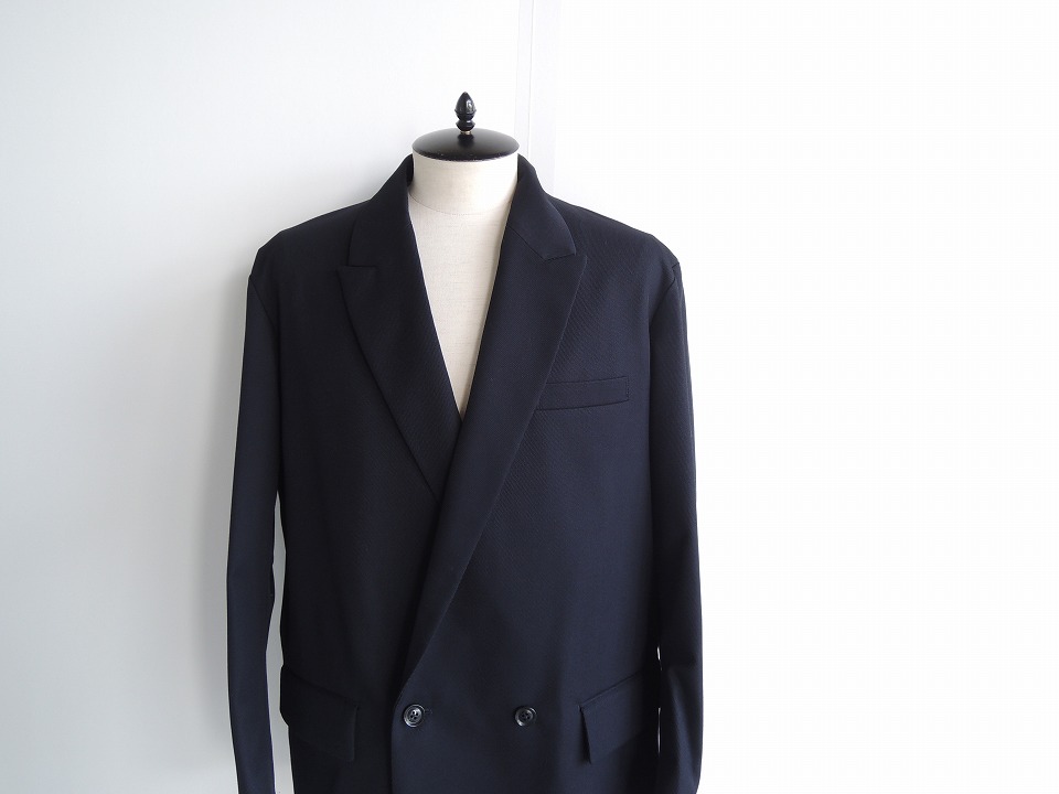 ジャケット・アウター yoke Wool Karsey Double Breasted Wool Gabardine Double Breasted Jacket | YOKE Official Website
