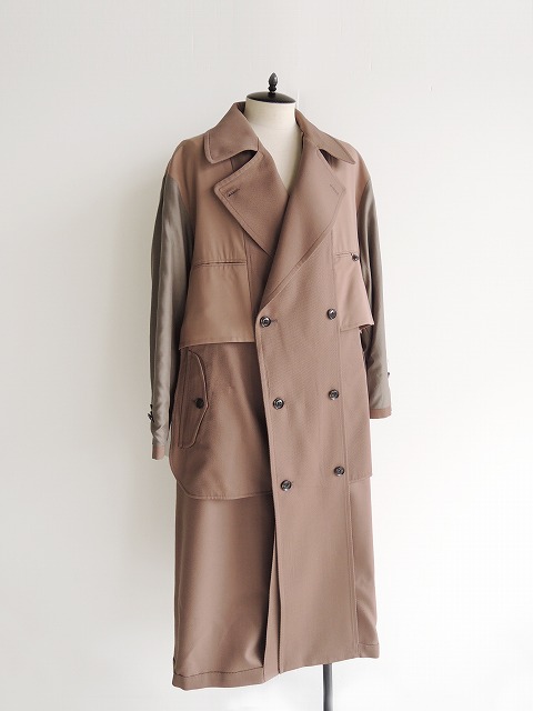 【名入れ無料】 YOKE 21SS RIVERSIBLE WOOL TRENCH COAT（WEB STORE | YOKE） ジャケット・アウター