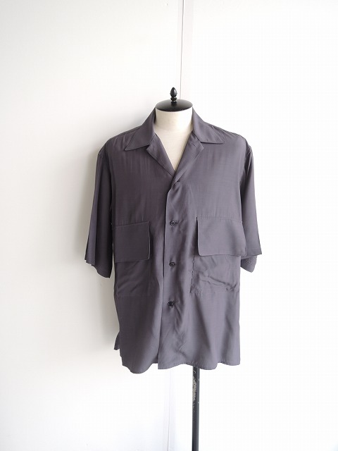 yoke ヨーク OVERSIZED SHIRTS L/S・beige YOKEヨーク正規取り扱い店