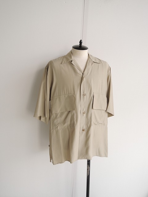 yoke ヨーク OVERSIZED SHIRTS L/S・beige yoke ヨーク OVERSIZED SHIRTS L/S・beige YOKEヨーク正規取り扱い店