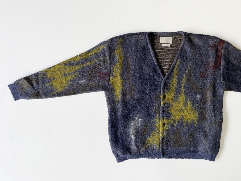 YOKE モヘアストール　2022AW MOHAIR BORDER CARDIGAN | YOKE(ヨーク) / トップス ニット