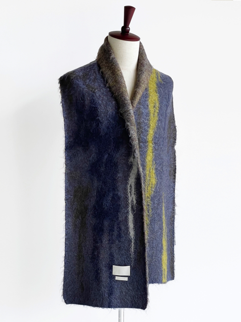 小物 yoke 22AW STILL BORDER MOHAIR LONG STOLE 小物 yoke 22AW STILL BORDER MOHAIR LONG STOLE 小物 yoke 22AW
