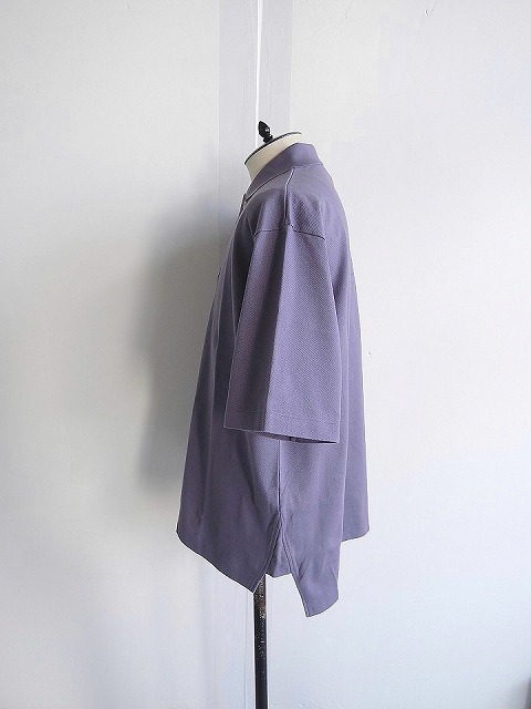 ○極美品 AURALEE オーラリー◆A22SP01EK SUPER FINE COTTON SALT SHRINK PIQUE BIG POLO オーラリー ビッグポロ◆メンズ パープル サイズ5 AURALEEオーラリー正規取り扱い店、通販可能 ON LINE SHOP - CLARK -