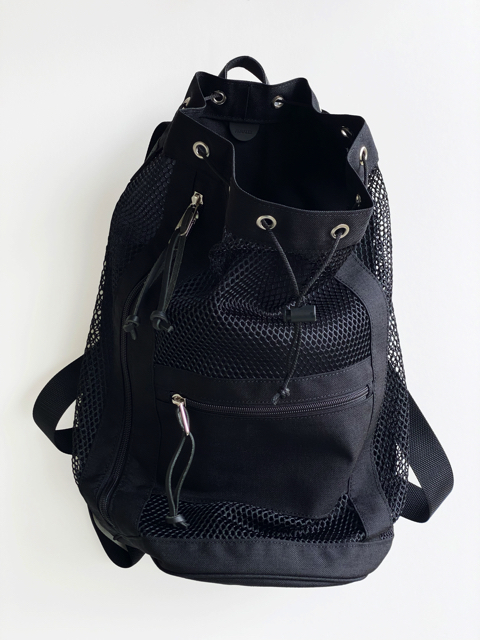 AURALEE オーラリー 25ss メッシュラージバックパック 黒 リュック AURALEE オーラリー 25ss メッシュラージバックパック 黒 リュック
