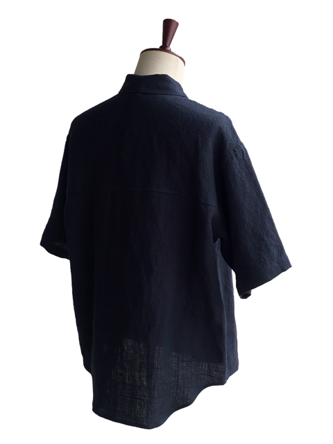 AURALEE リネンシルク半袖シャツ19SS 0サイズ DRESSTERIOR ◇AURALEE（オーラリー）リネンシルク サマー