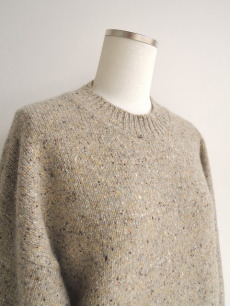 【値下げ中】AURALEE ネップ カシミヤ ニット BIOTOP(ビオトープ) / 【AURALEE】 LIGHT CASHMERE KNIT V-NECK P/O