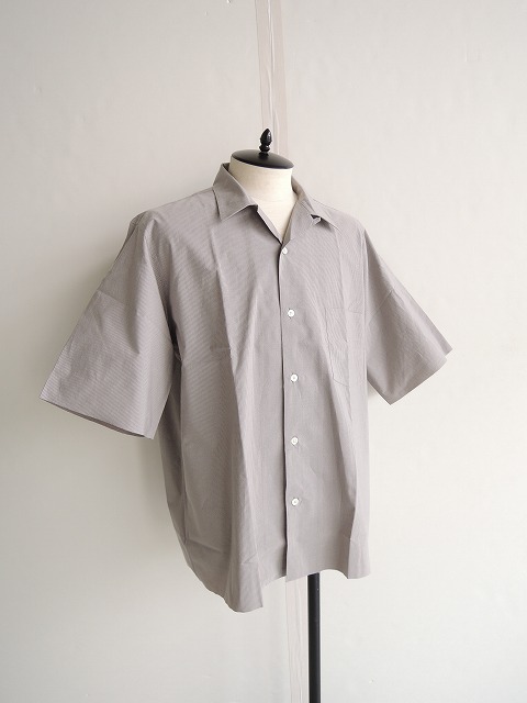 AURALEE / 半袖シャツ/--/コットン/BLK/無地/A7SS02WC AURALEE【オーラリー】正規取り扱い店、通販可能 ON LINE SHOP - CLARK -