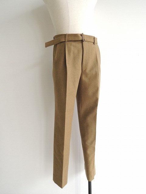 AURALEE ウールカシミヤフランネルパンツ A8AP03WF サイズ5 AURALEE