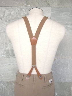 【新品未使用品】GAIJIN MADE サスペンダー付チノパン　Ｌサイズ GAIJIN MADE【ガイジン】正規取り扱い店、通販可能 ON LINE SHOP - CLARK -