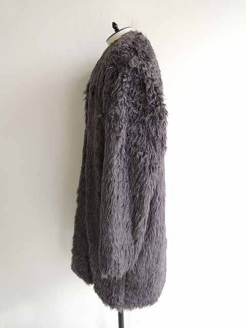 needles V-neck Coat Acrylic far CURL GRYジャケット/アウター