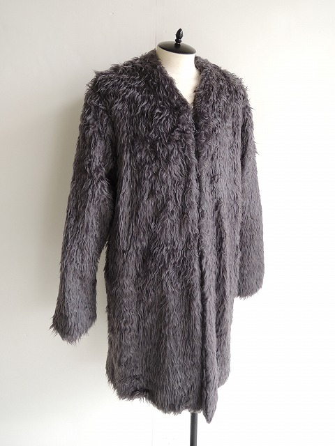 needles V-neck Coat Acrylic far CURL GRYジャケット/アウター