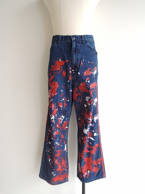 Needles ペイント加工 デニムパンツ FK122 needles【ニードルス】正規取り扱い店、通販可能 ON LINE SHOP - CLARK -