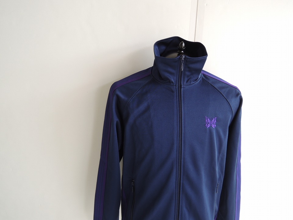 needles track jacket 黒×紫 FK192 Needles / ニードルズ | Track Jacket - Poly Smooth - Black
