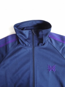 needles track jacket 黒×紫 FK192 NEEDLES BLACK/PURPLE TRACK JACKET