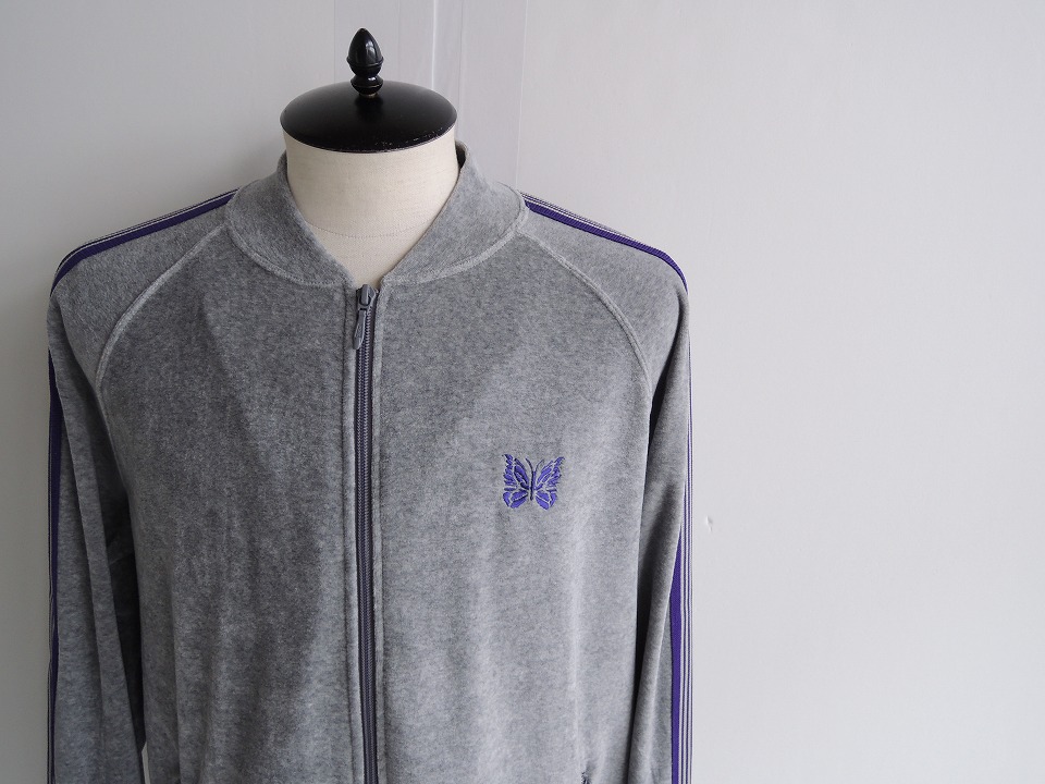 Needles◆ジャケット/S/ベロア/GRY/KP225 needles【ニードルス】正規取り扱い店、通販可能 ON LINE SHOP
