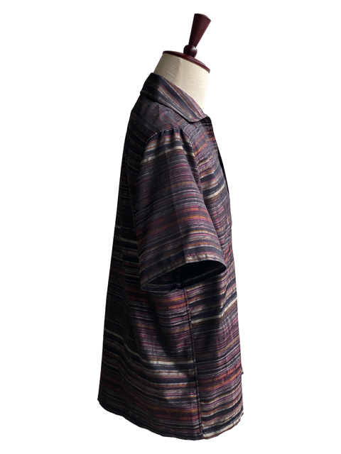 Needles ニードルス チェックシャツ　ラメ糸 日本製 M110 NEEDLES(ニードルズ)S/S ONE-UP SHIRT - PE/CU/N/C/R CHIFFON