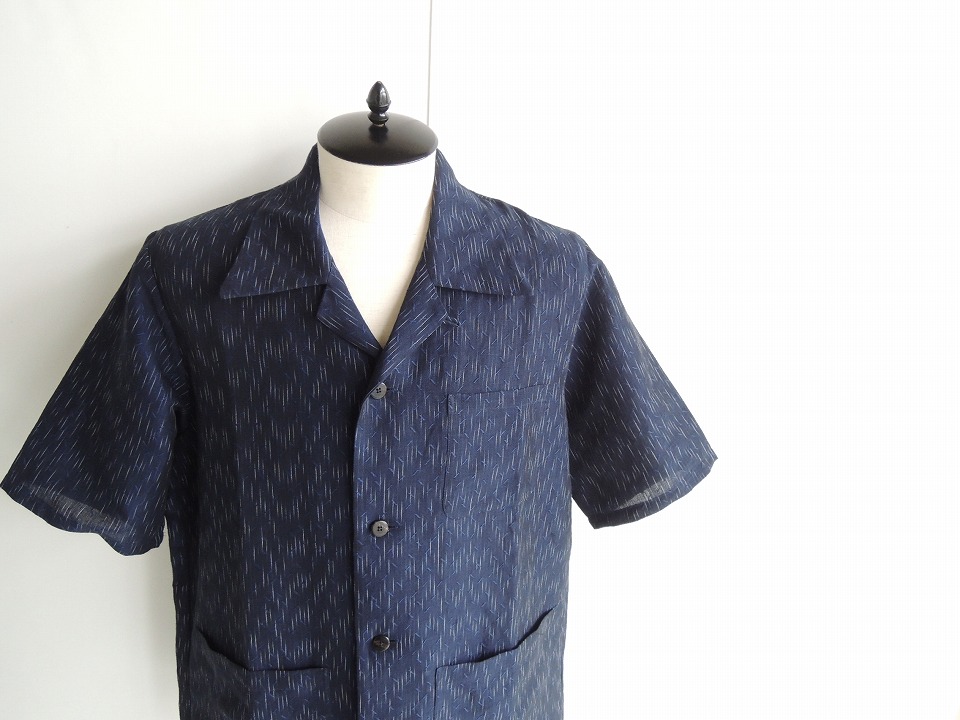 visvim ヴィズヴィム サックスブルーひじ刺し子コットンシャツ サイズ 1 visvim ヴィズヴィム サックスブルーひじ刺し子コットンシャツ