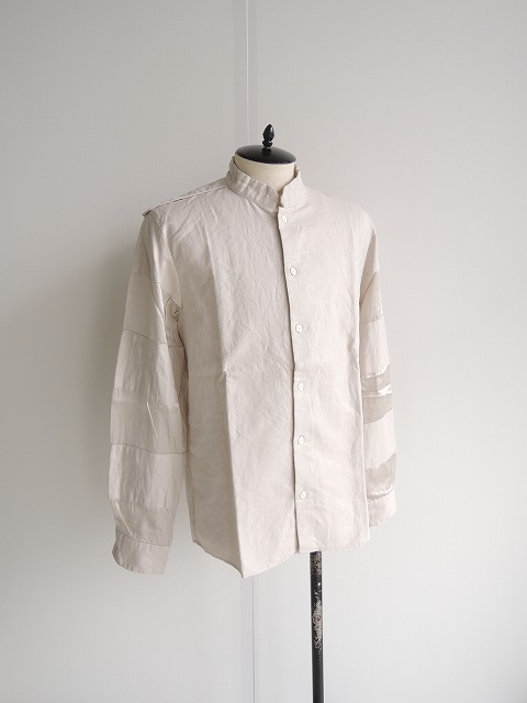 visvim TRIPLE CROWN SHIRT リネン 異素材切替 M｜メンズ