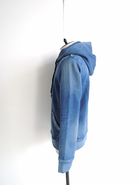 新品タグ付き】 YANUK ヤヌーク やわらかデニムパーカー Mサイズ