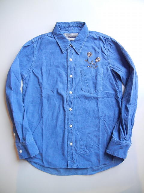 $B!Z(BREMI RELIEF$B![(B -$B%l%_%l%j!<%U(B -Corduroy Regular Shirts (Flower Studs)