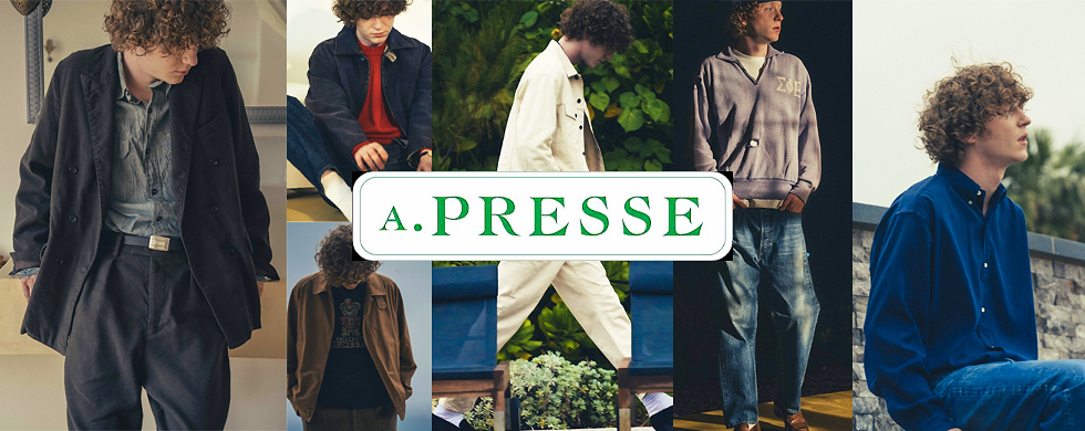 A.PRESSE【アプレッセ】正規取り扱い店、通販可能 ON LINE SHOP - GEEK -