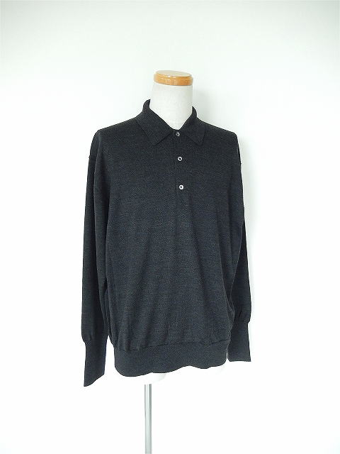 APRESSE アプレッセ 22AAP-03-03H ウールニットポロシャツ 3 A.PRESSE - アプレッセ23AW ニットポロ L/S Knit Polo Shirts