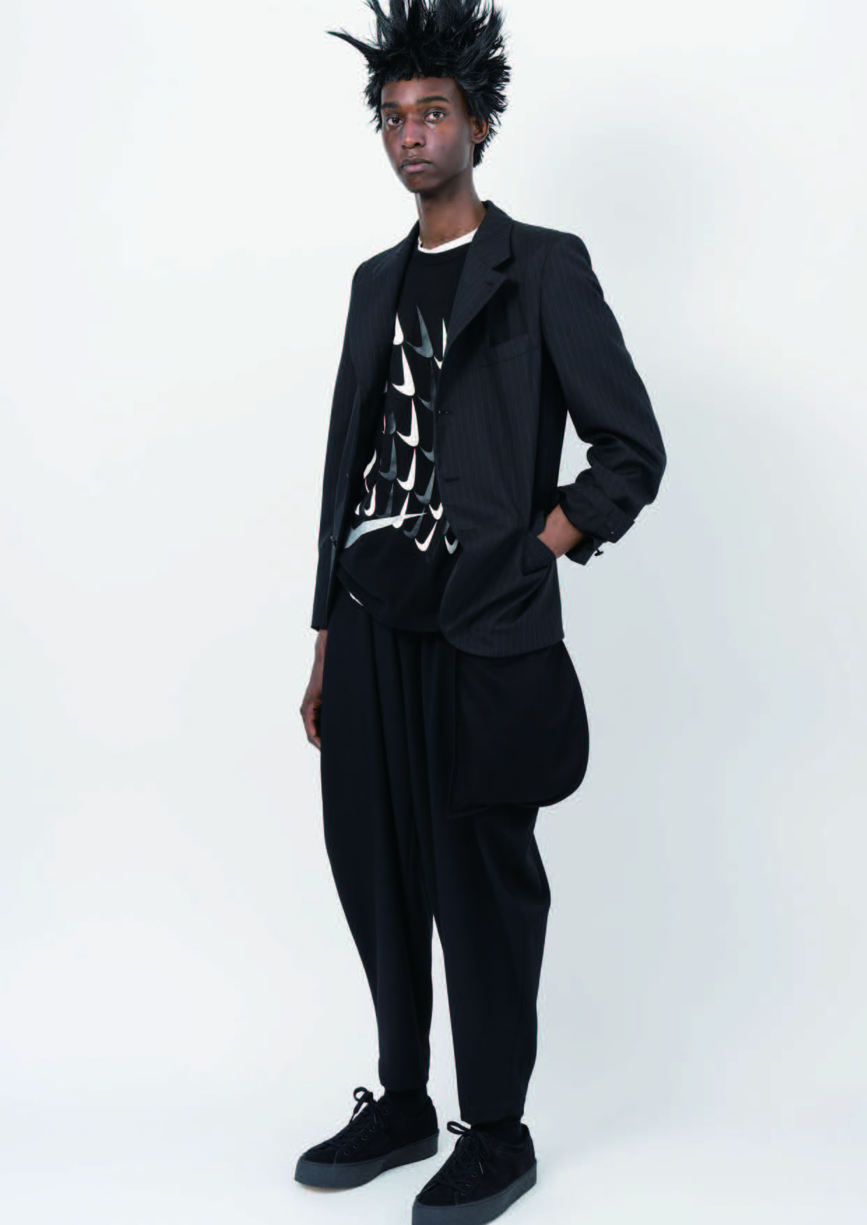 BLACK COMME des GARÇONS 22SS ダブルレイヤーシャツ トップス - トップス 