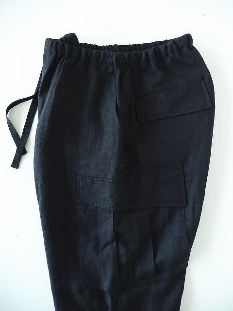COMOLI カナパ カーゴショーツ, Black – Navyblue