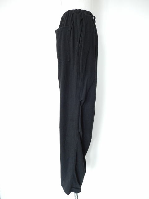 comoli コモリSTRIPE DRAWSTRING PNT size1 COMOLI (コモリ) リネン ドローストリングパンツ