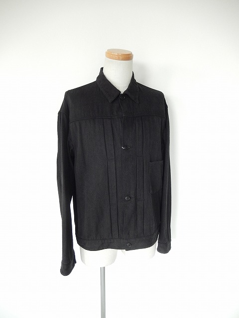 コモリ COMOLI V01-01007 TYPE-1ST サイズ:4 シルクネップブルゾン 中古 BS99 COMOLI コモリ 22SS V01-01007 TYPE-1ST シルクネップ 長袖 シャツ ジャケット コットン 日本製 オフホワイト系  3中古