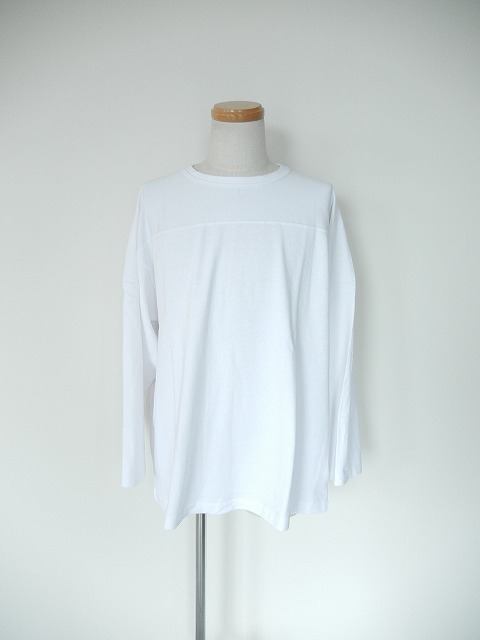 COMOLI コモリ フットボールTシャツ V01-05005 ホワイト 3 商品ページ｜大人の男に最高の満足を提供するメンズセレクトショップguji