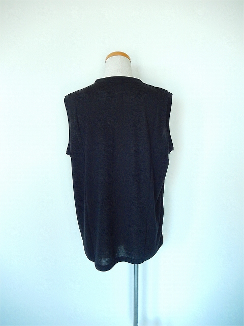 COMOLI 22SS ウール天竺 ノースリーブ V01-05015 COMOLI 22SS ウール天竺 ノースリーブ V01-05015