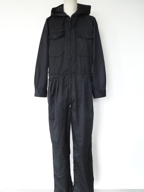 ENGINEERED GARMENTS ダークブルー ショップコート S エンジニアドガーメンツのカシミア混ウールショップコート