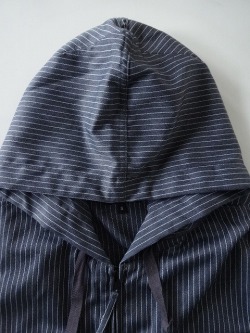 ENGINEERED GARMENTS ダークブルー ショップコート S エンジニアドガーメンツのカシミア混ウールショップコート