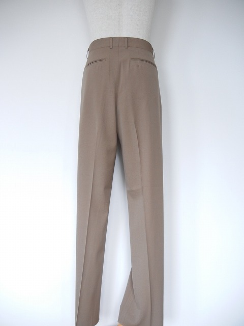 NEAT ニート ベルトレス ツータックチノ  size44 NEAT｜COTTON SATIN │BELTLESS - OLIVE｜PRODUCT｜Continuer